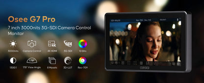 Osee G7 Pro 7 Inch Camera Control Touchscreen Field Monitor