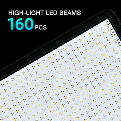 High Power 352 Led Video Light 2800K-7000K Panel Light Studio Fill Lamp Photography Lighting Photo w Light Stand for Live Stream