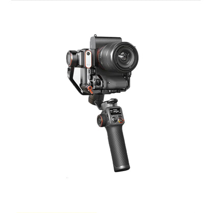 Hohem iSteady MT2 Handheld Gimbal Stabilizer Selfie Stick Extension Rod with AI Magnetic Fill Light Full Color Video Lighting