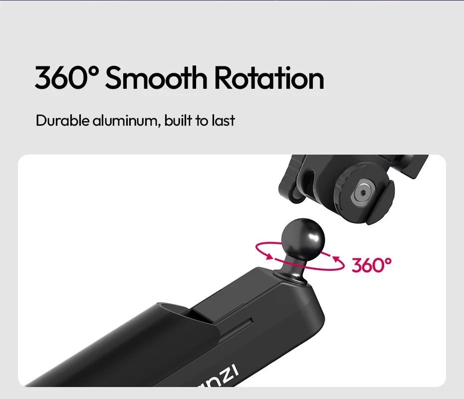 Ulanzi ZJ05 – Brazo Boom Ajustable para Micrófono, Cámara o Smartphone (Carga 1.5KG + Rótula 360°)