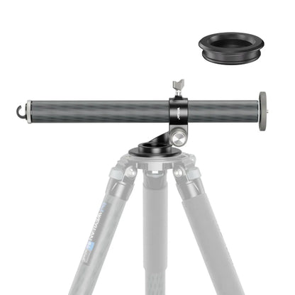 WEYLLAN Universal Tripod Extension Arm Carbon Fiber Detachable Extender Horizontal Centre Column for Tripod 40cm Pole Arm Rod