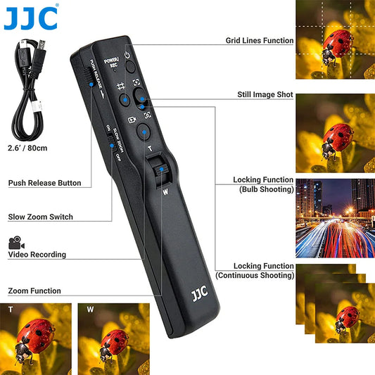 Video Remote Control Tripod for Sony FDR-AX53 AX43 AX33 HDR-CX405 CX455 CX440 Camcorder Handycam RX10M4 RX10M3 RX100M7 RX100M6