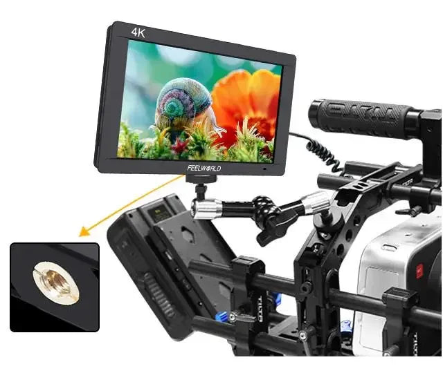Feelworld FW703 3G SDI 4K HDMI Camera Field Monitor 7 Inch IPS Full HD 1920x1200 Portable DSLR Monitor for Sony Nikon Canon