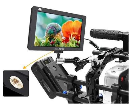 Feelworld FW703 3G SDI 4K HDMI Camera Field Monitor 7 Inch IPS Full HD 1920x1200 Portable DSLR Monitor for Sony Nikon Canon