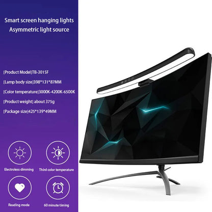 Xiaomi Mijia USB Screen Hanging Lights Stepless Dimming Curved Screen Monitor Light Bar RGB Background Atmosphere Desk Lamp NEW