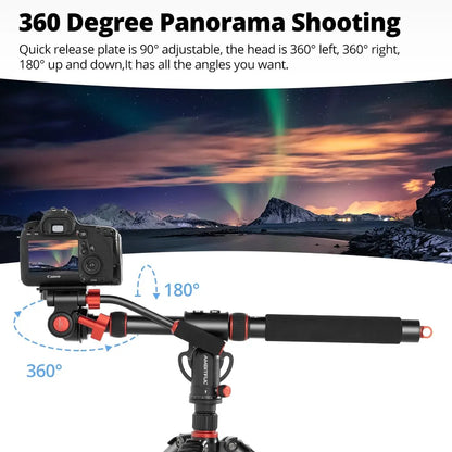 AMBITFUL GM104 Aluminium alloy tripod extenged crossbar ledgth 48-106cm adjuatbale for sony Canon Fuji nikon and mobile phone