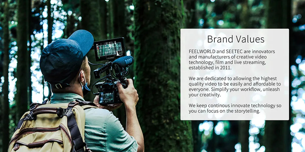 7 Inch Field Monitor HDMI Camera DSLR LCD IPS HD 1280x800 Video Assist External for Nikon Sony Canon Camera Gimbal FW759