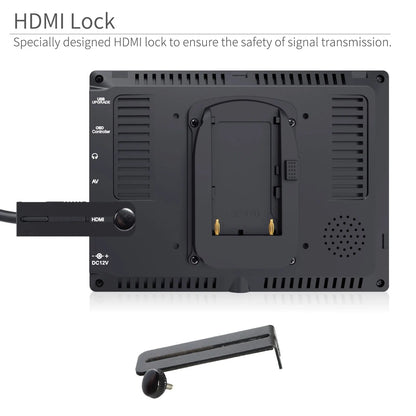 7 Inch Field Monitor HDMI Camera DSLR LCD IPS HD 1280x800 Video Assist External for Nikon Sony Canon Camera Gimbal FW759