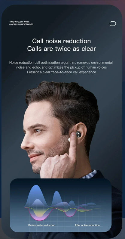 Xiaomi TWS V8 | Audífonos True Wireless con Cancelación Activa de Ruido ANC+ENC y Micrófono Integrado