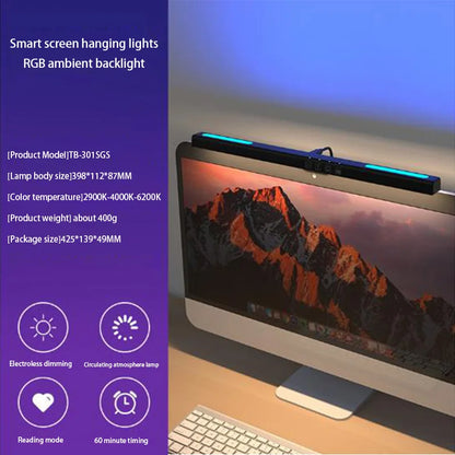 Xiaomi Mijia USB Screen Hanging Lights Stepless Dimming Curved Screen Monitor Light Bar RGB Background Atmosphere Desk Lamp NEW