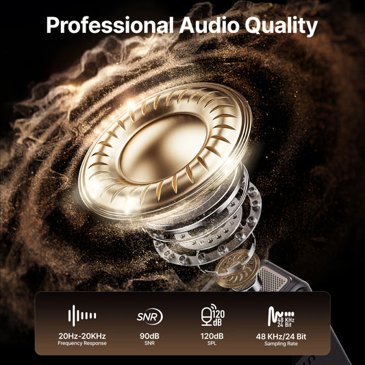 Saramonic Air – Micrófono Lavalier Inalámbrico con Cancelación de Ruido (300m, 24bit) para iPhone 15/16, Android y Cámaras