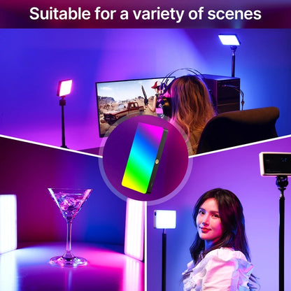 Ulanzi LT002 7 inch Pocket Fill Light RGB Full Color LED Panel Light CRI 95+ Photography Camera Light Creative Scene