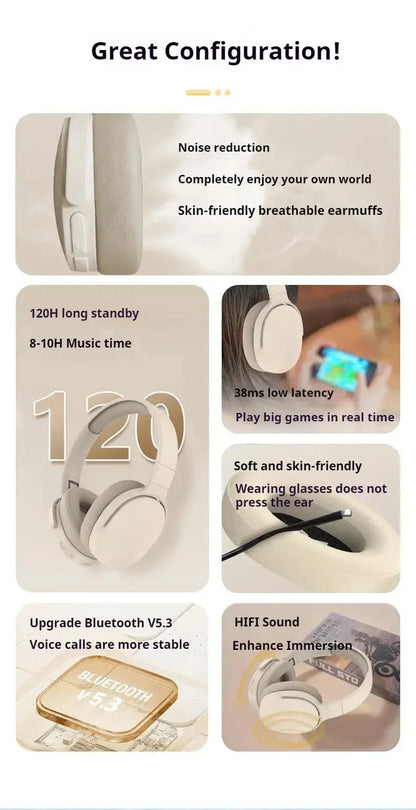 Sony Wireless Bluetooth 5.3 | Audífonos Plegables con Sonido Hi-Fi y Micrófono Integrado
