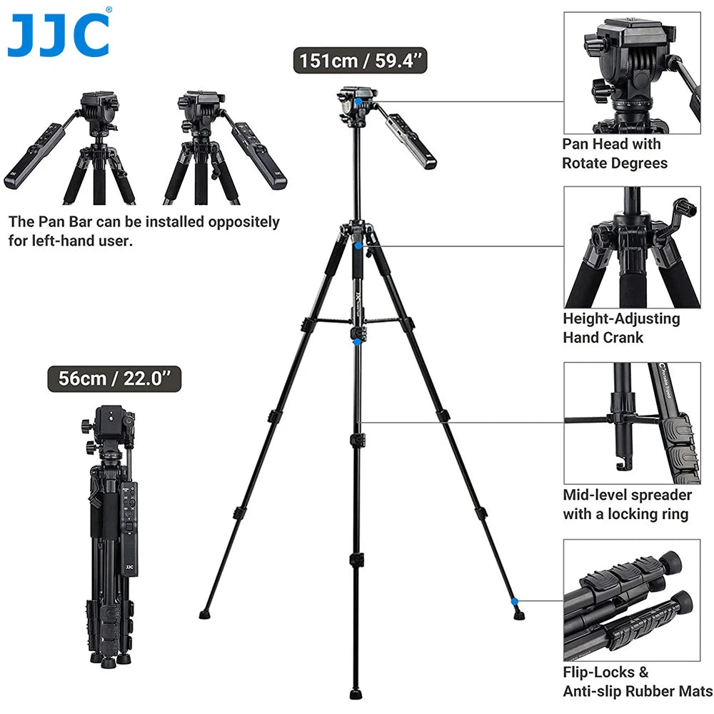 Video Remote Control Tripod for Sony FDR-AX53 AX43 AX33 HDR-CX405 CX455 CX440 Camcorder Handycam RX10M4 RX10M3 RX100M7 RX100M6