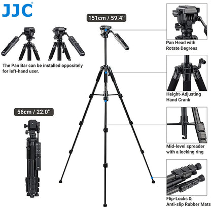 Video Remote Control Tripod for Sony FDR-AX53 AX43 AX33 HDR-CX405 CX455 CX440 Camcorder Handycam RX10M4 RX10M3 RX100M7 RX100M6