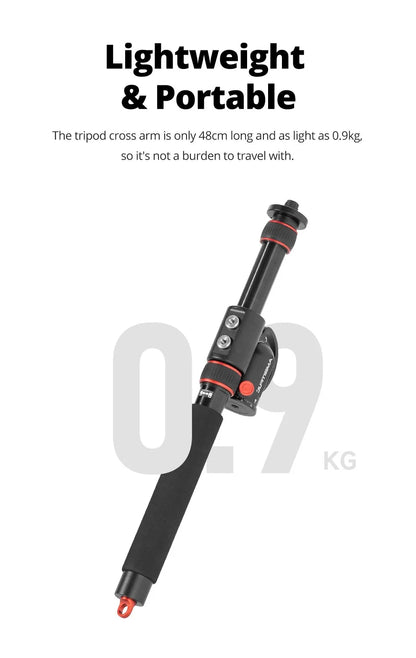 AMBITFUL GM104 Aluminium alloy tripod extenged crossbar ledgth 48-106cm adjuatbale for sony Canon Fuji nikon and mobile phone