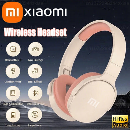 Xiaomi TWS Wireless Headset | Audífonos Bluetooth 5.3 Plegables con Hi-Fi Estéreo, Cancelación de Ruido y Batería de Larga Duración
