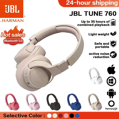 JBL Tune 760NC | Audífonos Inalámbricos Over-Ear con Cancelación Activa de Ruido