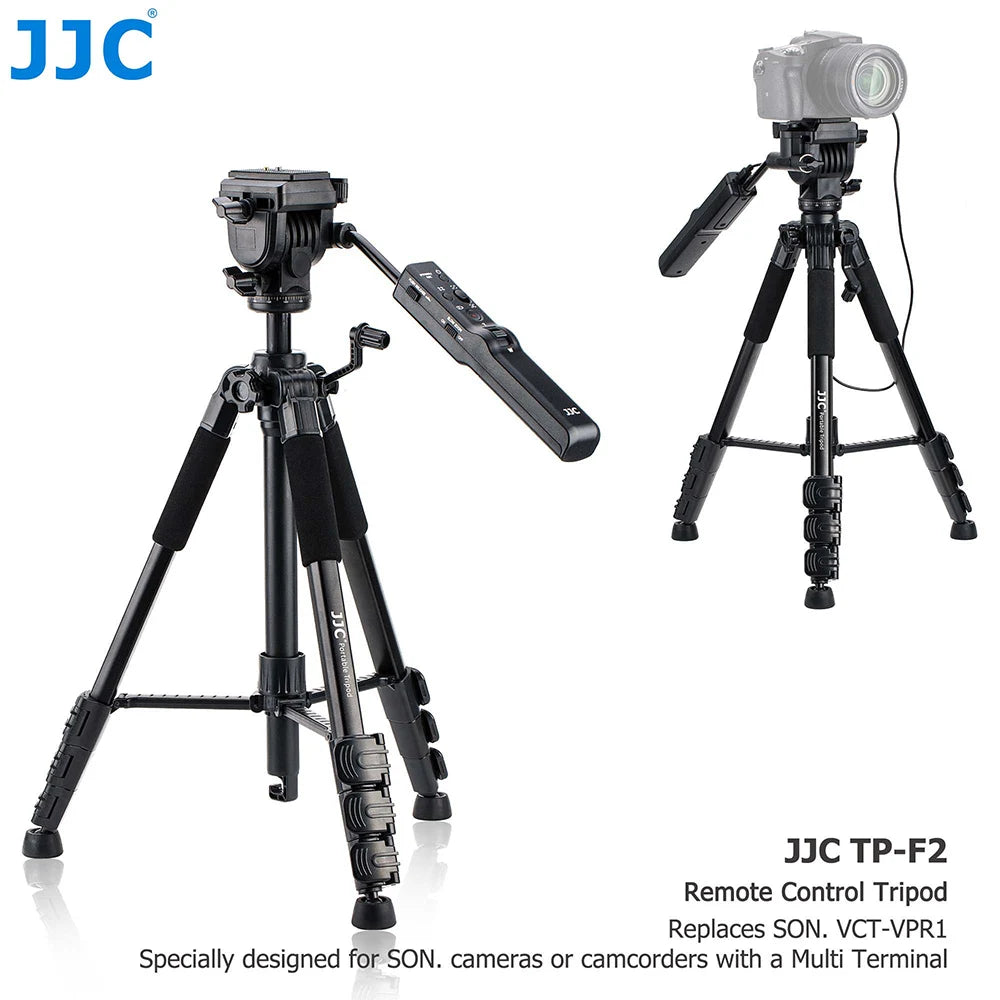 Video Remote Control Tripod for Sony FDR-AX53 AX43 AX33 HDR-CX405 CX455 CX440 Camcorder Handycam RX10M4 RX10M3 RX100M7 RX100M6