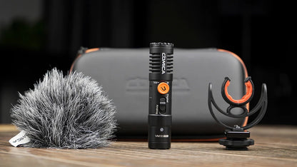 COMICA VM10 PRO – Micrófono Shotgun Cardioide On-Camera para Smartphones, Cámaras y GoPro