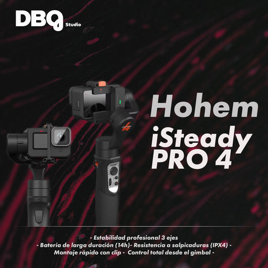 Hohem iSteady Pro 4: El gimbal definitivo para GoPro y cámaras de acción