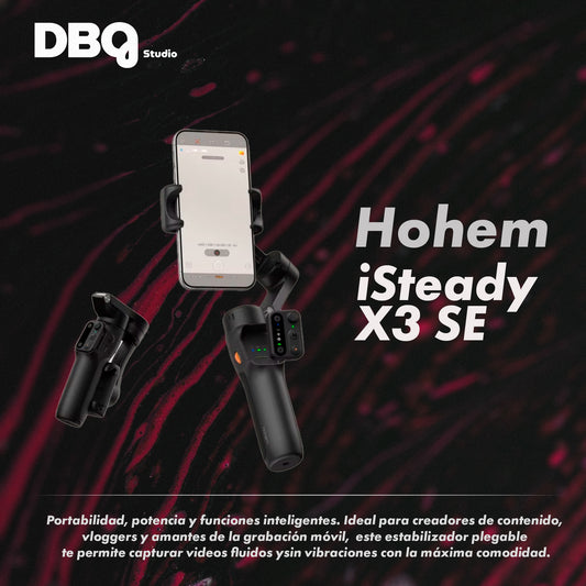 Hohem iSteady X3 SE: estabilización profesional en un diseño compacto y plegable